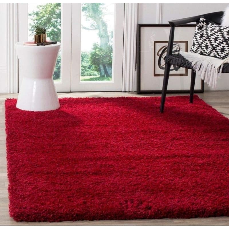Tapete Felpudo 1,00 x 1,40 Sala Quarto Antiderrapante Macio Para Quarto e Sala