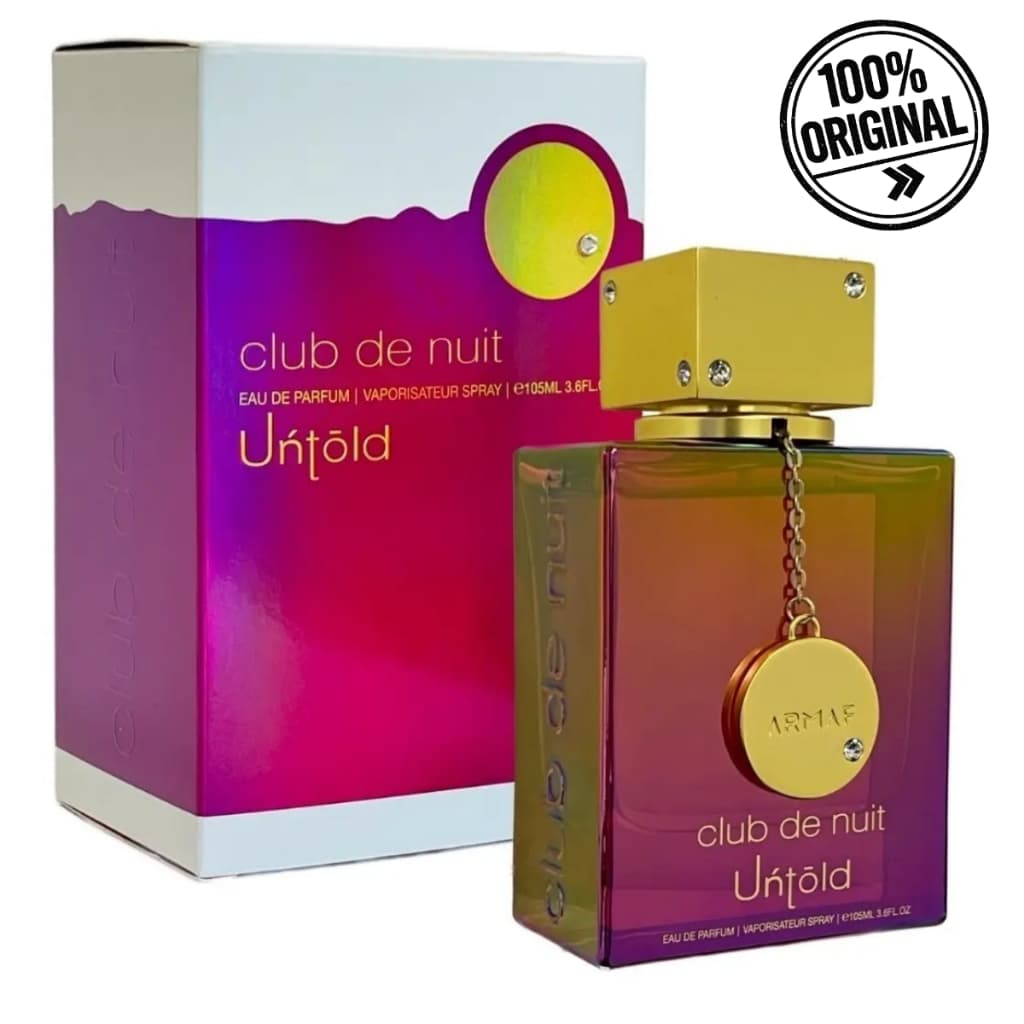 Perfume Árabe Armaf Club De Nuit Untold Feminino Eau De Parfum 105ml Original Importado
