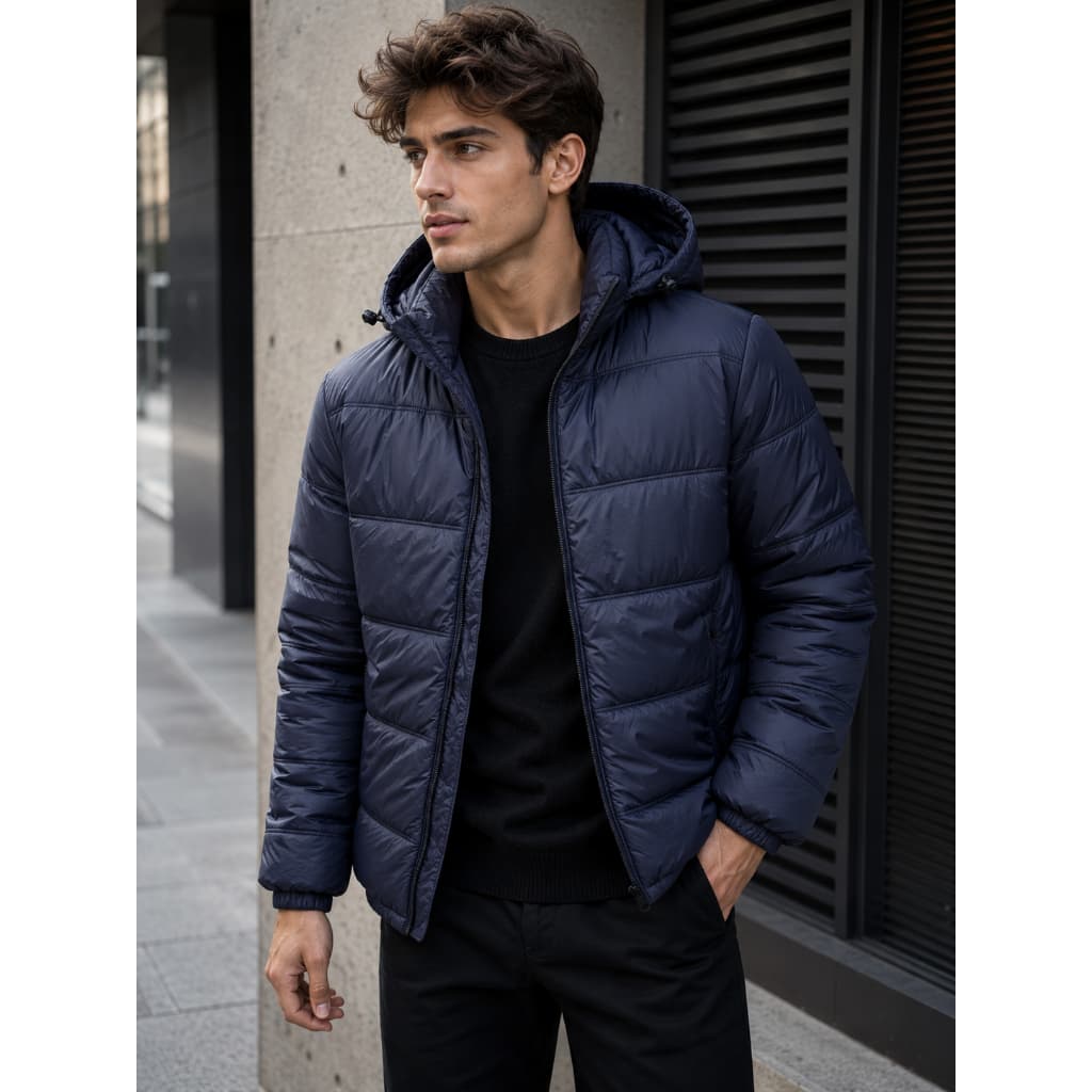 jaqueta masculina bobojaco azul