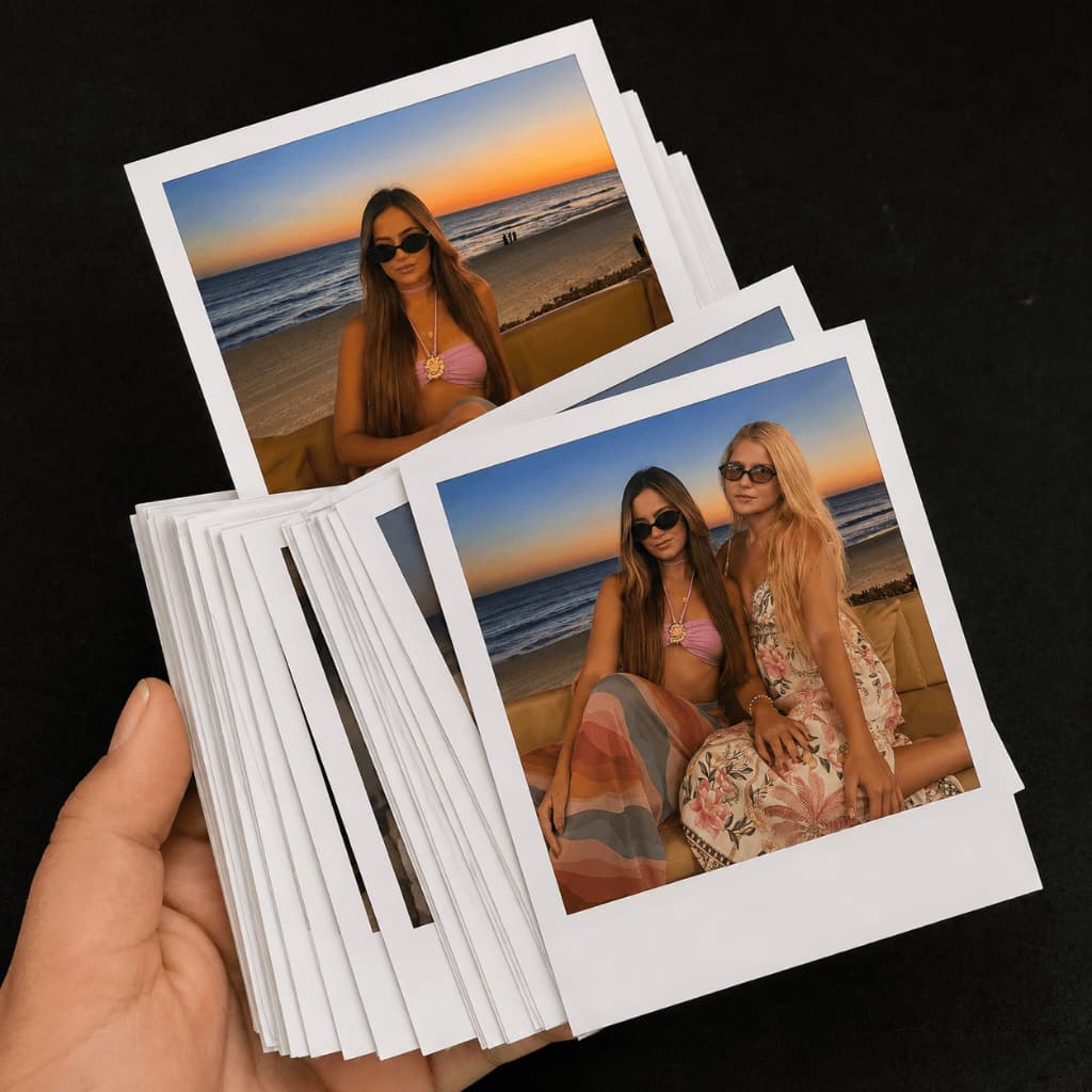 Mini Foto Polaroid 45 Unidades - Cabe na capinha de Celular - Alta qualidade - Sem legendas [ENVIO DIÁRIO]
