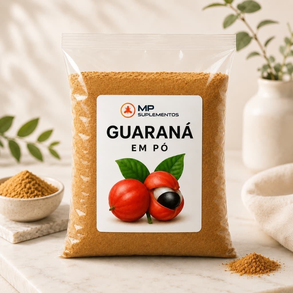 Guarana em Po 100% Puro 500g Energético Natural Amazônia Autêntico Premium Cafeína Sem Aditivos