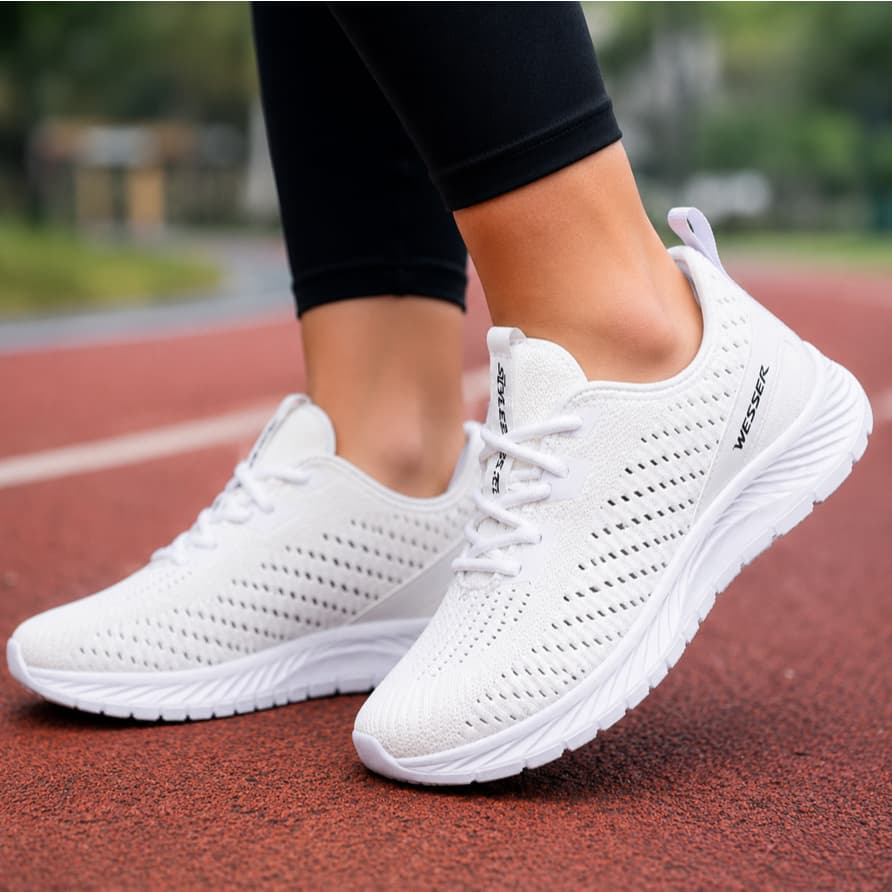 Tenis Feminino Academia Esportivo Corrida e Caminhada Leve Macio Sapato Fitness Confortavel