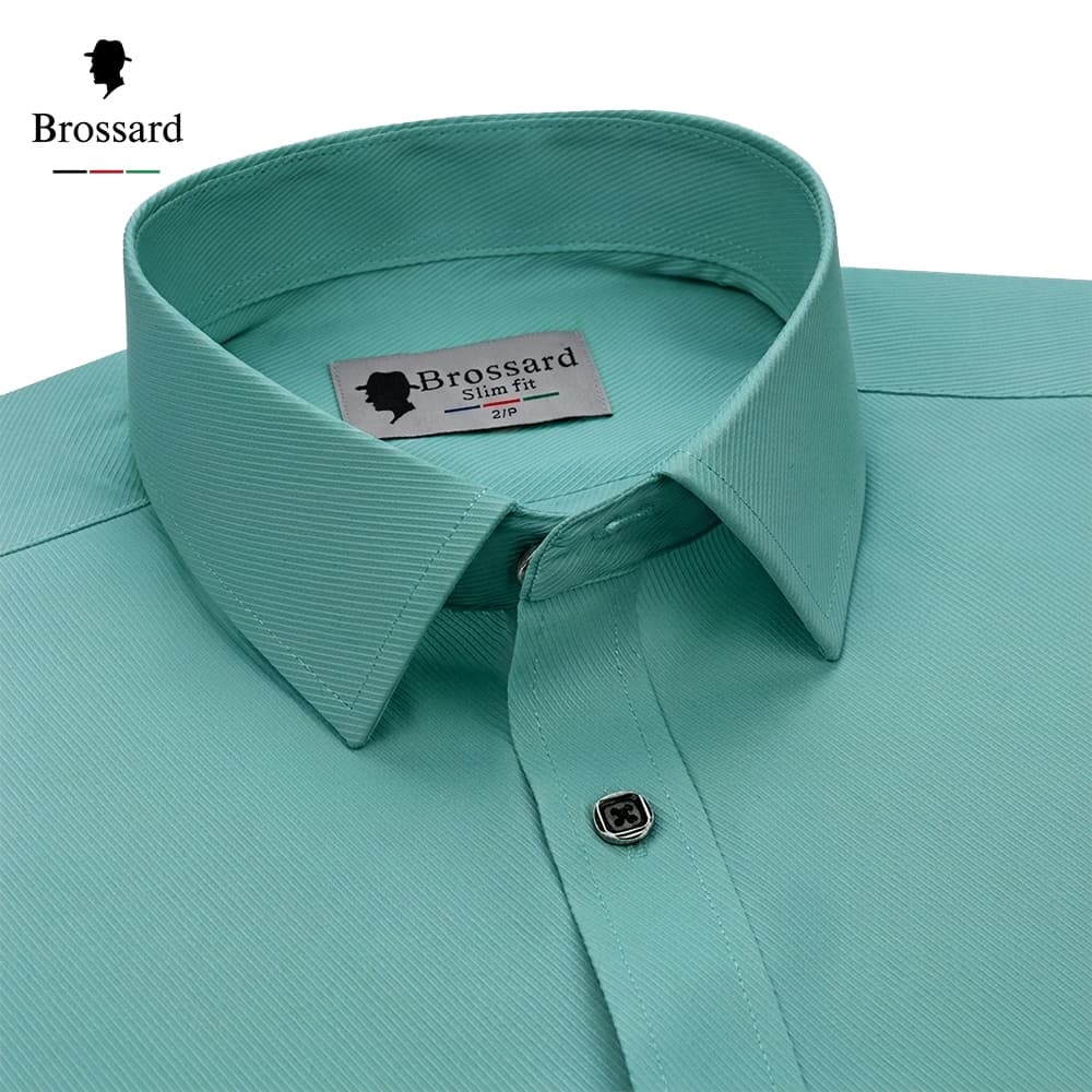 Camisa Social Masculina Algodão Manga Longa Slim Fit Premium Blusa Não Amassa Luxo Estilosa Trabalho