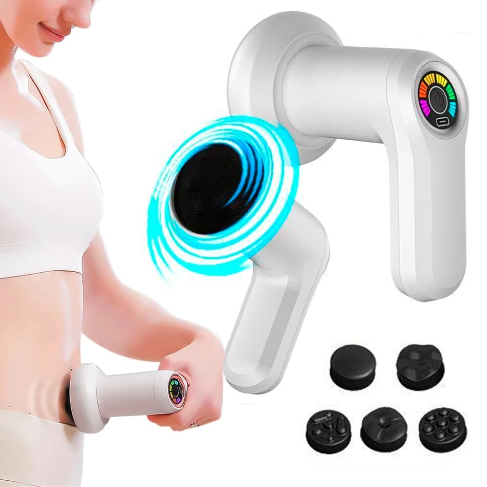 Massageador Corporal Elétrico Sem Fio 6 Velocidades Relaxamento Muscular