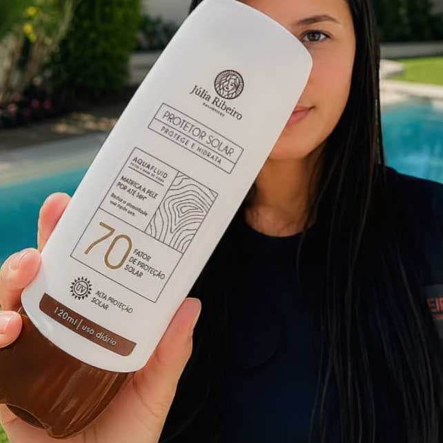Protetor Solar em Antioleosidade, rosto e corpo, toque seco - Rápida Absorção -  Fator 70 - 120 ml