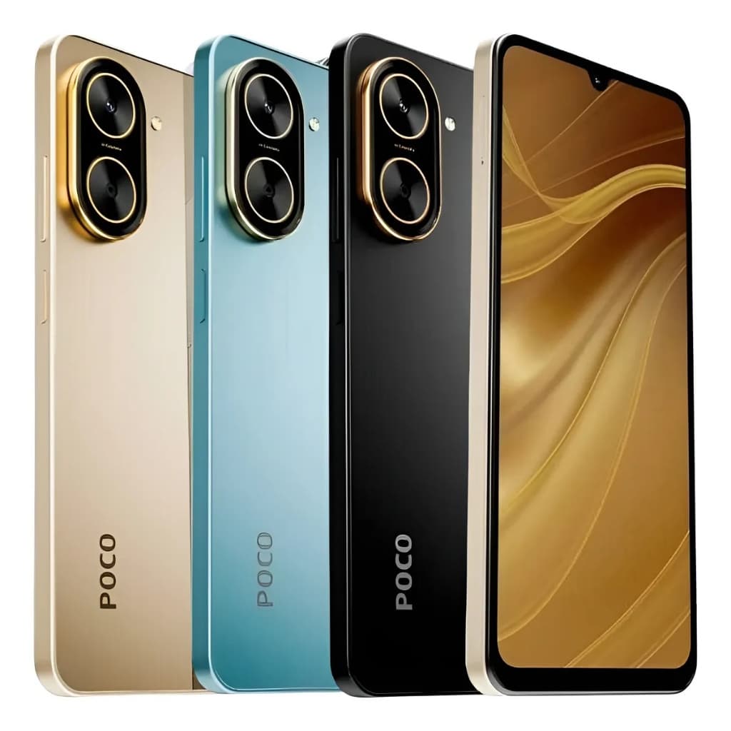 Celular Smartphone Xiaomi POCO C71 128GB / 64GB Dual Sim 4G Tela 6.88"