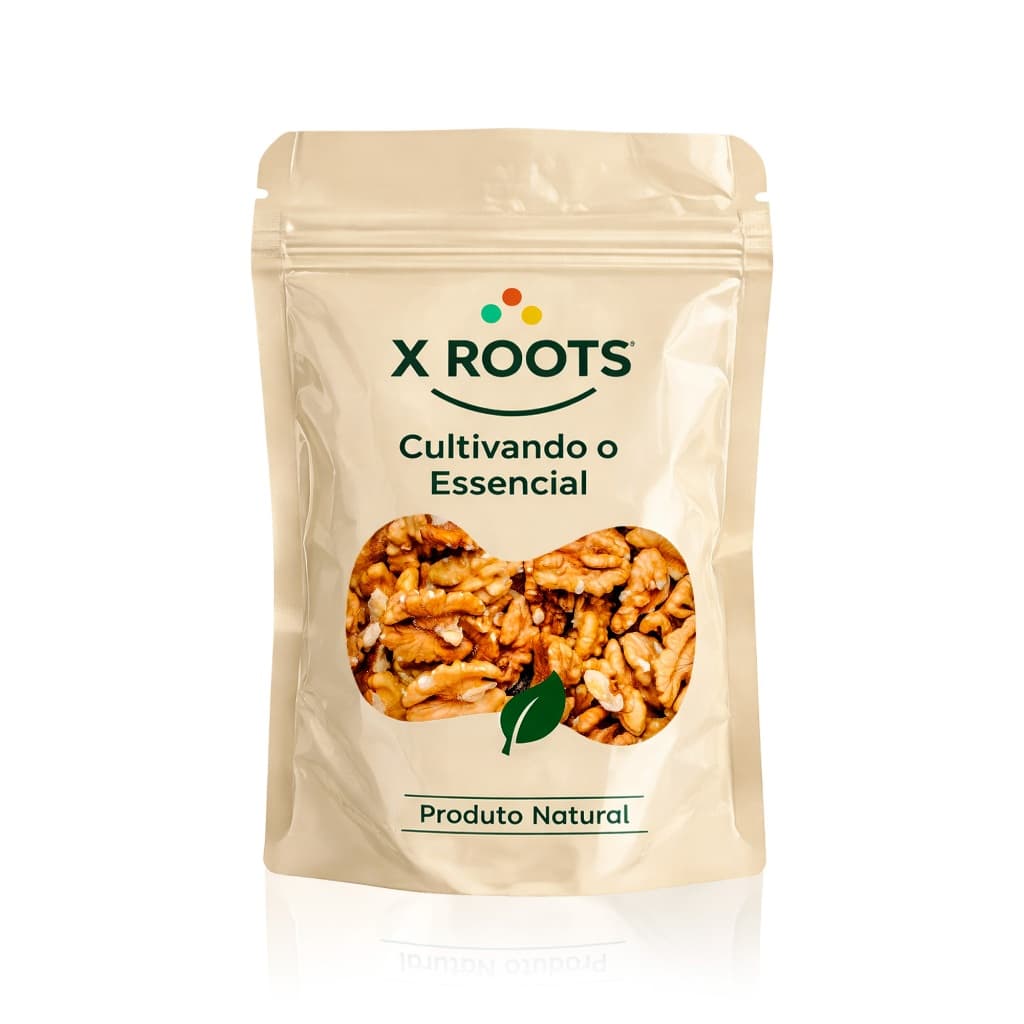 X Roots - Nozes Quartz Premium, Safra Nova 1 kg - Mais Saudável - Castanha para Snacks e Confeitaria