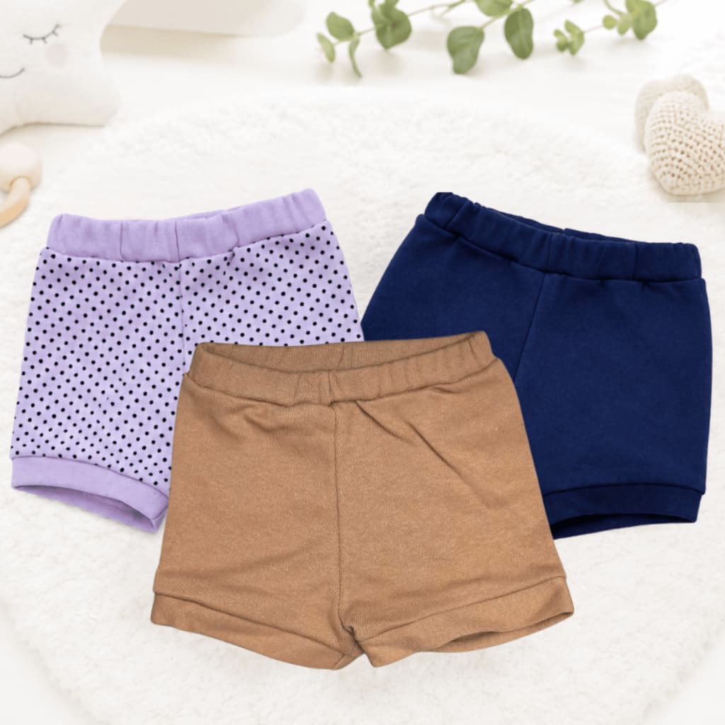 Short Tapa Fralda Bebê Algodão Infantil Cobre Fralda Recém Nascido Menino Menina Enxoval