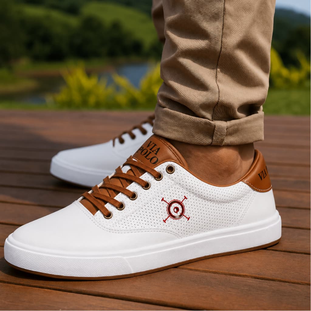 Tenis Masculino Casual Polo Sapatenis casual masculino tenis casual Social Envio Rápido