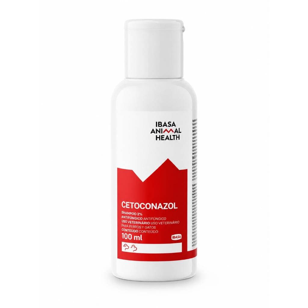 SHAMPOO CETOCONAZOL ANTIFÚNGICO PARA CÃES E GATOS 100ML - IBASA