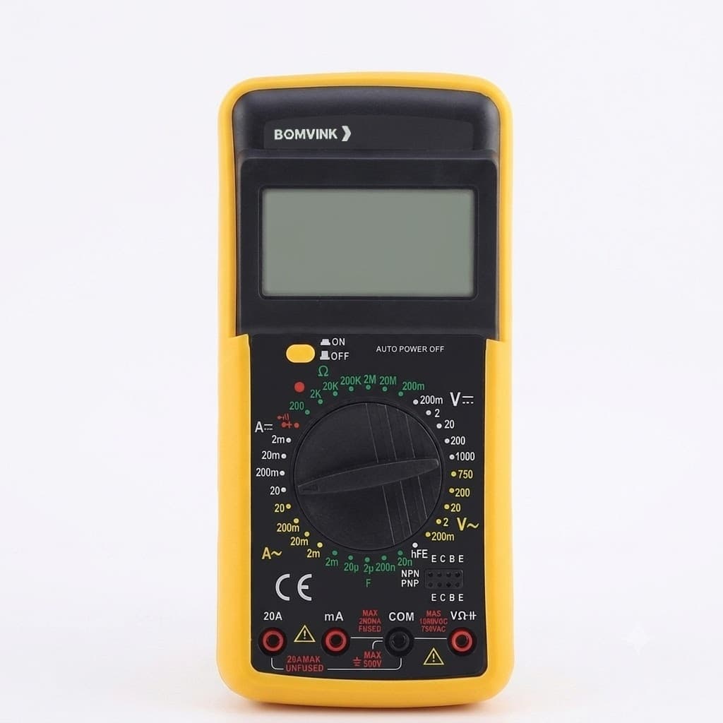 Multímetro Digital Bomvink Bom-6007 Capacímetro Profissional