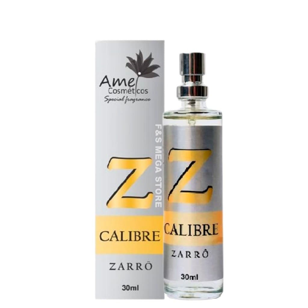 Perfume Calibre Zarro Amei Cosméticos 30ml Masculino Fragrância Importada De Alta Fixação Essência Marcante