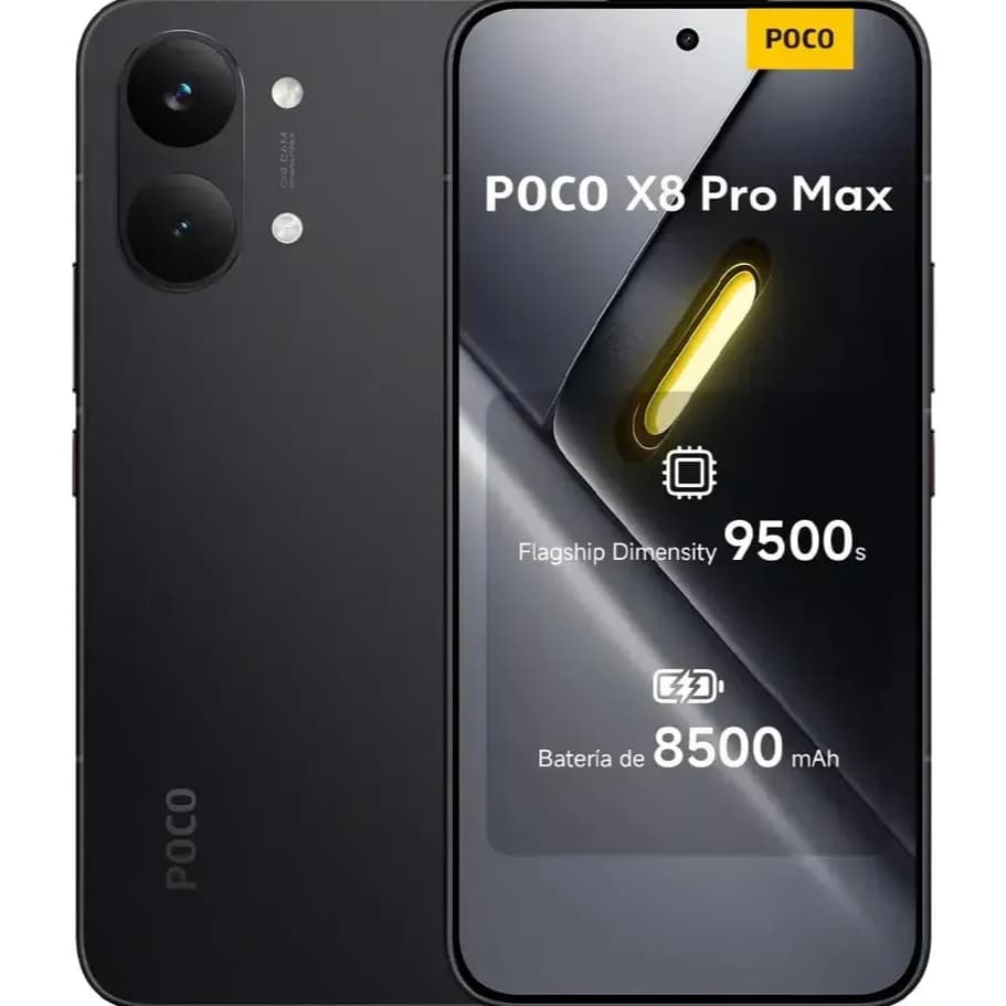 Celular Smartphone Xiaomi Poco X8 Pro Max 5G 512gb 12gb ram 4K 8500mAh NFC Amoled Preto