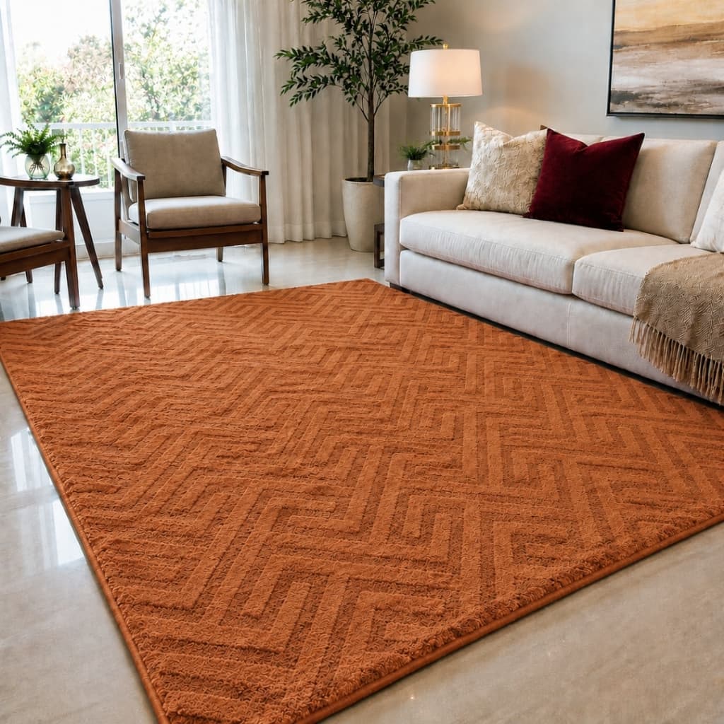 Tapete California Sala Quarto Macio 2,00x2,30 Antiderrapante Fofinho Luxo