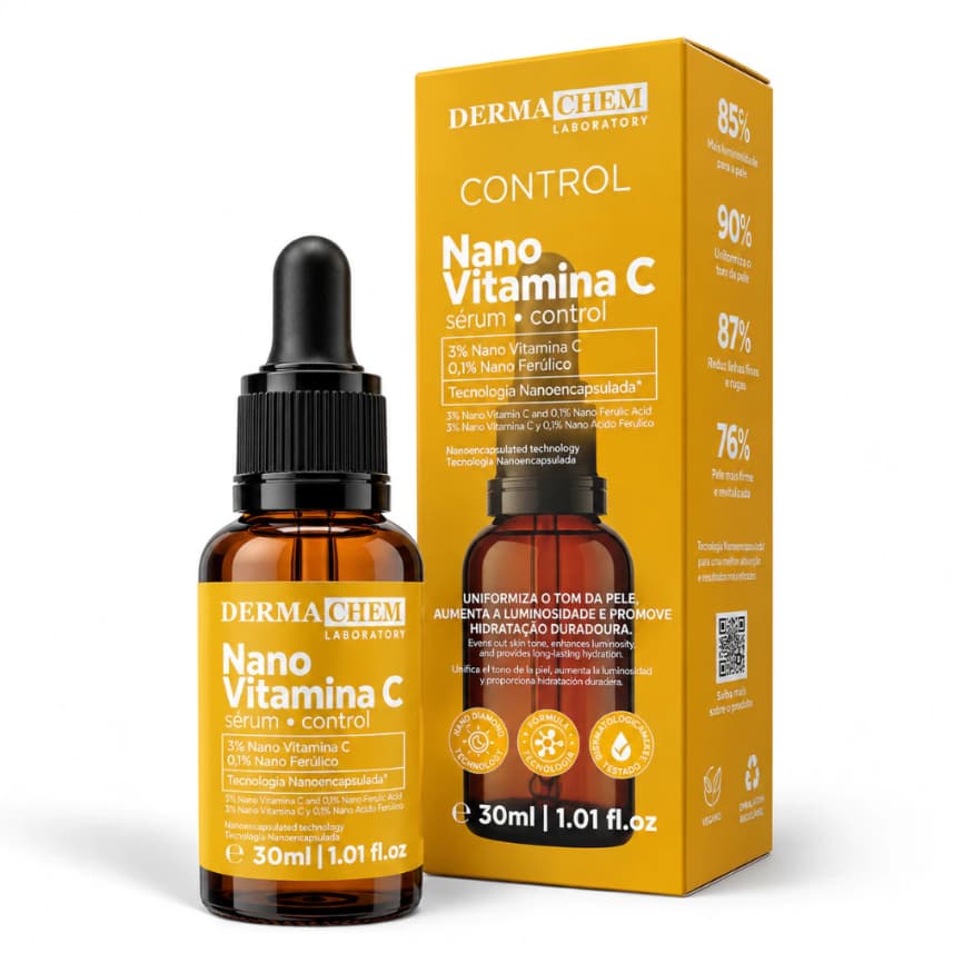 Dermachem Serum Rejuvenescedor Facial Control Nano Vitamina C 30ml