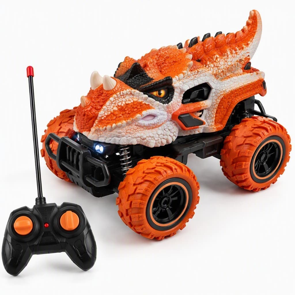 Carrinho de Controle Remoto de Dinossauro
