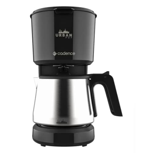 Cafeteira Expresso Cadence Urban Pop CAF810 Semi Automática Inox Preta 127V Café Espresso