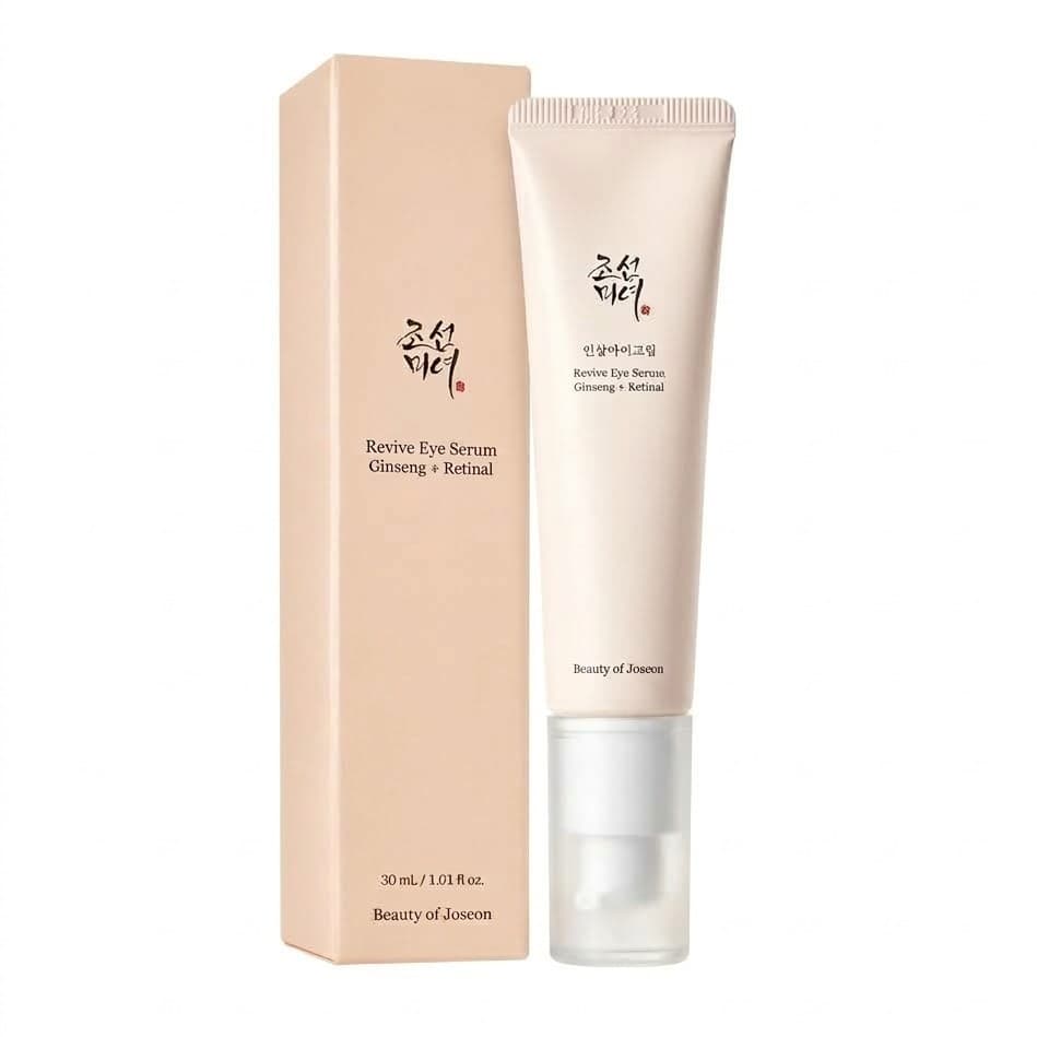 Sérum para os olhos Revive Beauty of Joseon Ginseng + Retinal 30ml anti‑idade e firmeza