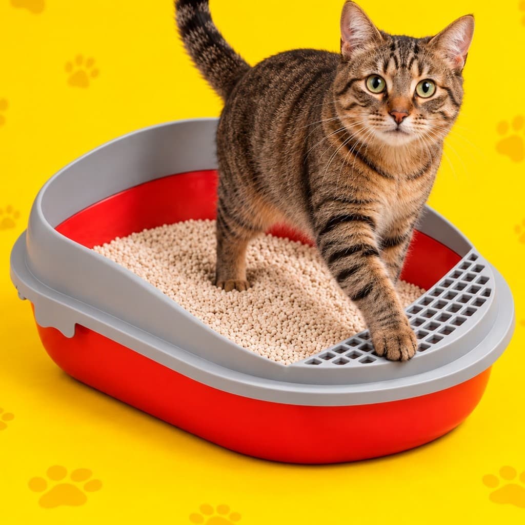 Caixa De Areia Para Gato Bandeja Sanitária Com Arco Furba Não Espalha Areia - Furacão Pet