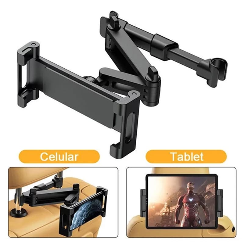 Telescópica Traseira Do Carro Travesseiro Suporte Telefone Tablet De Assento Traseiro Encosto