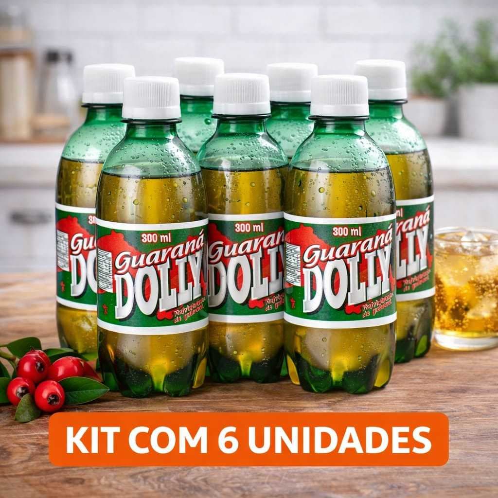 6 Refrigerantes Dolly 350ml Validade Longa