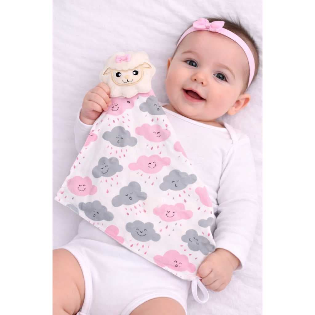 Naninha com Bichinho Bordado + Prendedor de Chupeta Diversos