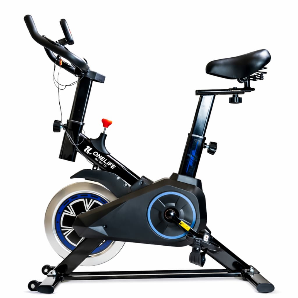 Bike Spinning 6 kg One Life Sports®| Bicicleta Ergométrica Academia Fitness Profissional