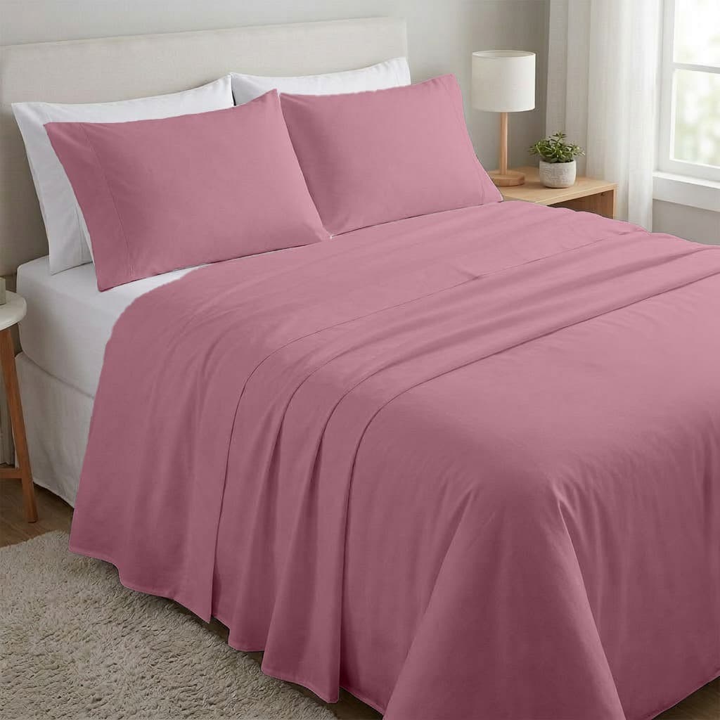Jogo de Lençol 3 Peças Sem Elástico 400 Fios Para Cama Solteiro Casal Queen King