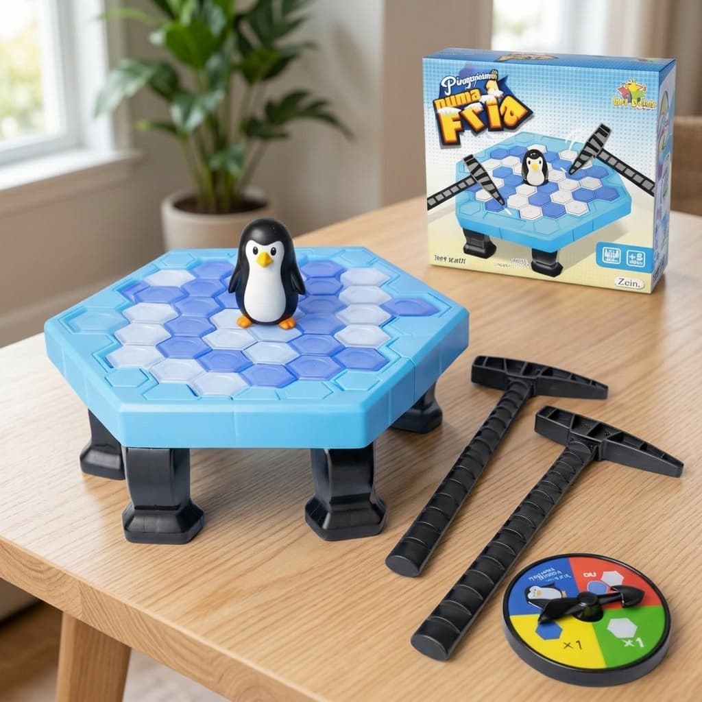 Jogo Quebra Gelo Pinguim Numa Fria Grande Brinquedo Educativo Infantil Diversão Garantida Original
