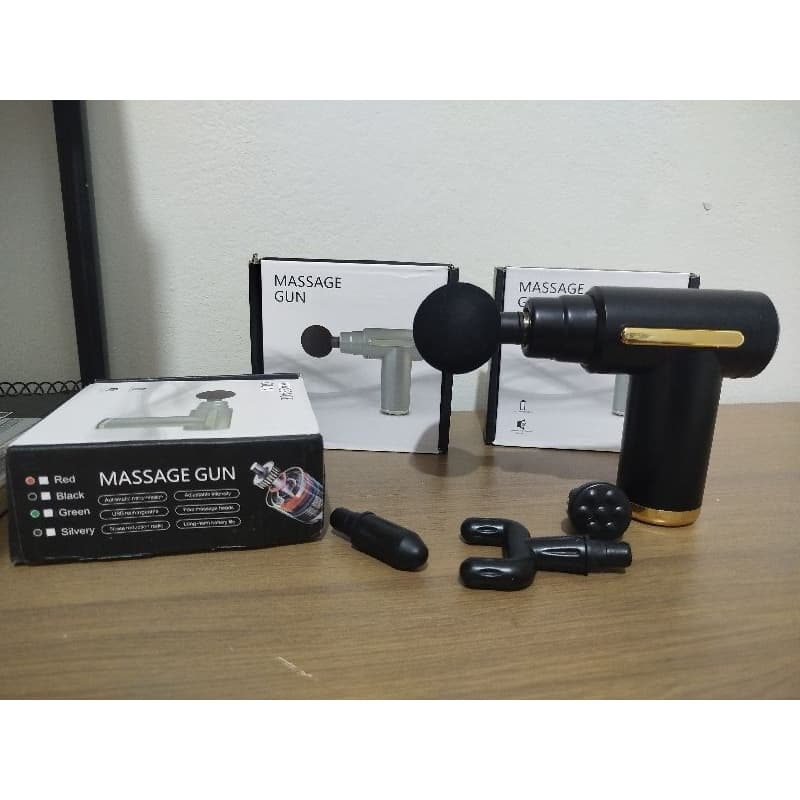 Massageador Elétrico Muscular com 6 Velocidades Ajustáveis para Relaxamento Profundo