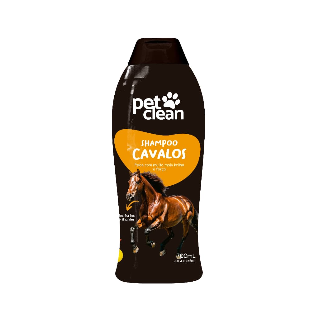 SHAMPOO PARA CAVALOS COM VITAMINA A - PET CLEAN 700ML