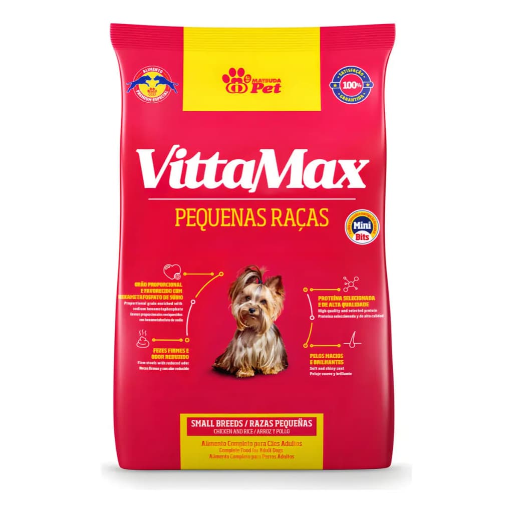Ração Vittamax Cachorro Raça Pequena Premium Especial 10,1kg