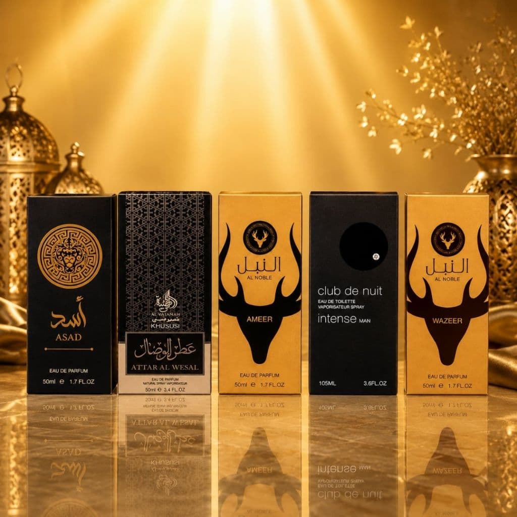 kit 05 perfumes arabes importado 50ML mascuino/feminino revenda