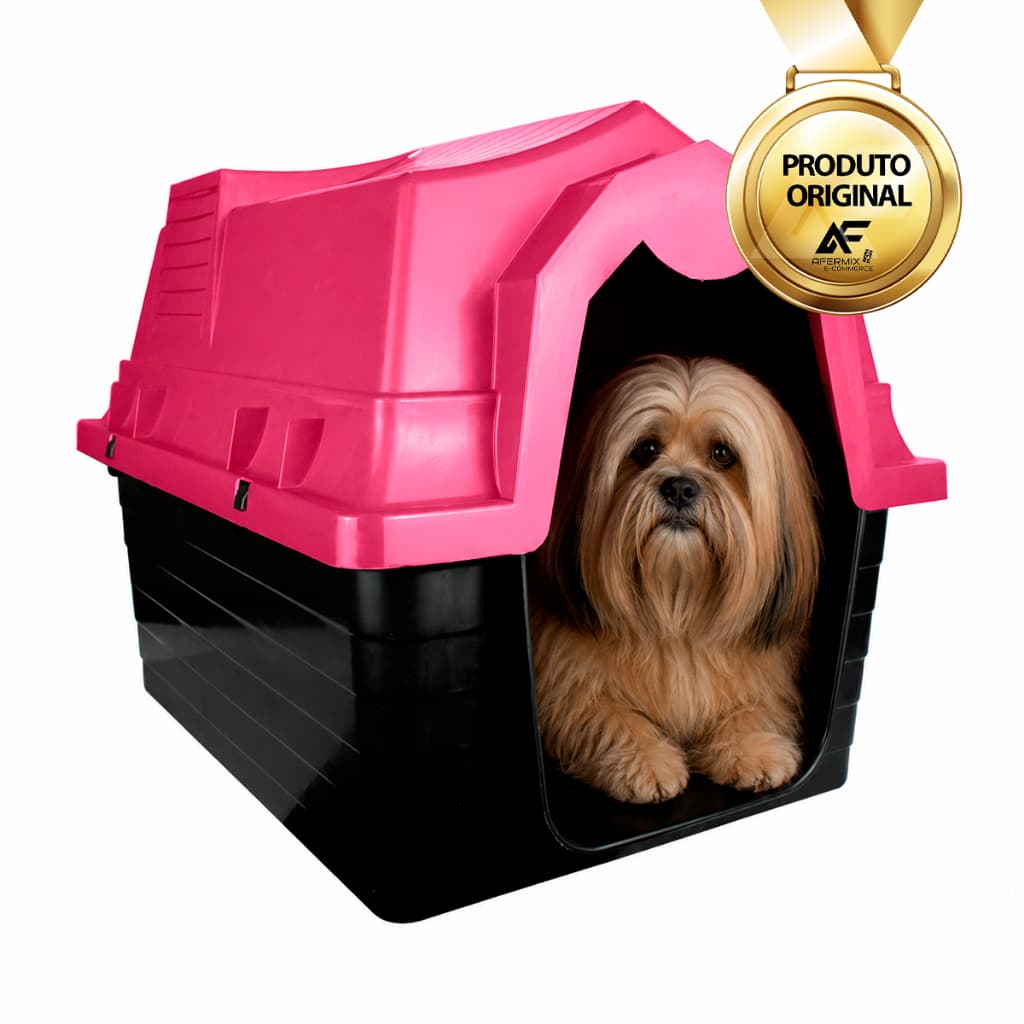 Casinha Plástico Resistente Para Pets Multi Cores Modelo N3