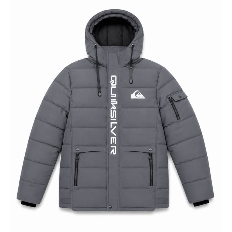 Jaqueta Bobojaco Quiksilver Masculina Premium Forrada Peluciada Touca Removível Inverno