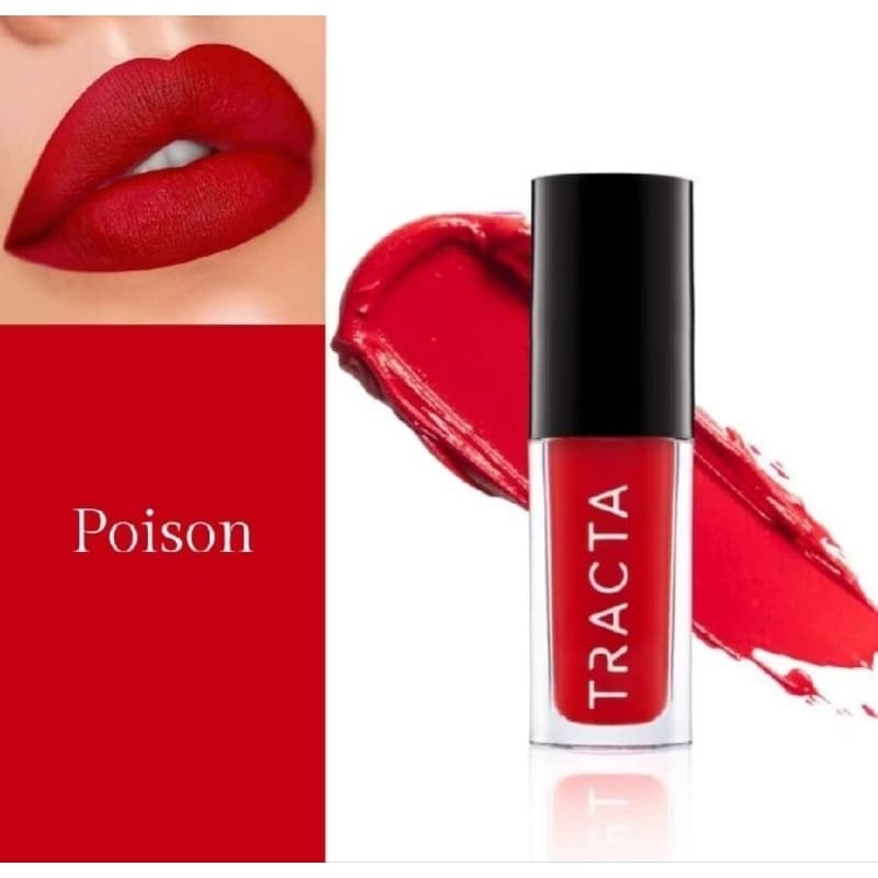 Batom Matte Líquido Tracta 4ml - Textura Semi Matte, Alta Cobertura e Hidratante