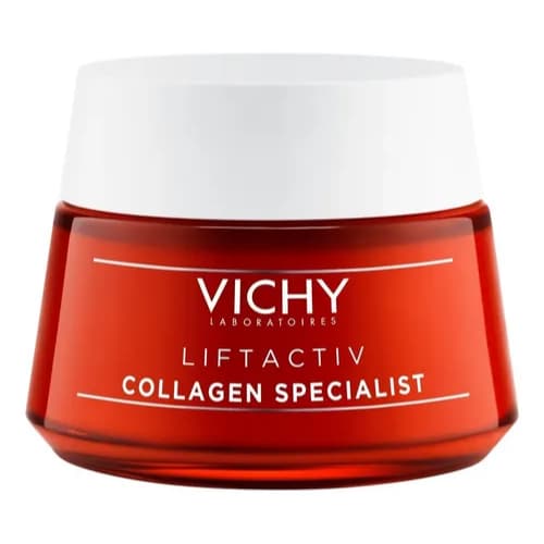 Creme Facial Anti-idade Reduz Rugas e Flacidez com Peptídeos e Vitamina CG, Liftactiv Colágeno Specialist Vichy 50ml