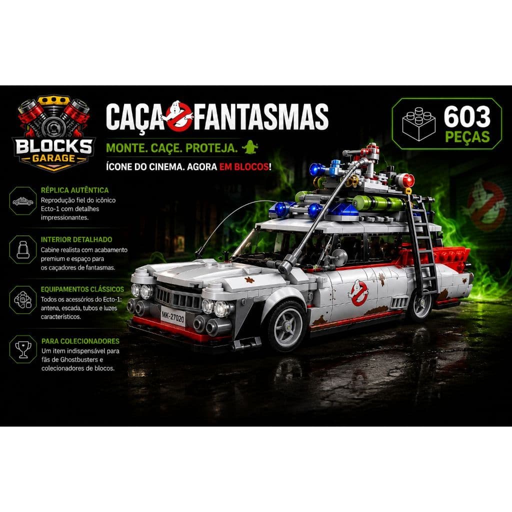 Blocos de Montar Lego GhostBusters (Caça-Fantasmas) 603Peças **SEM CAIXA(BOX)**