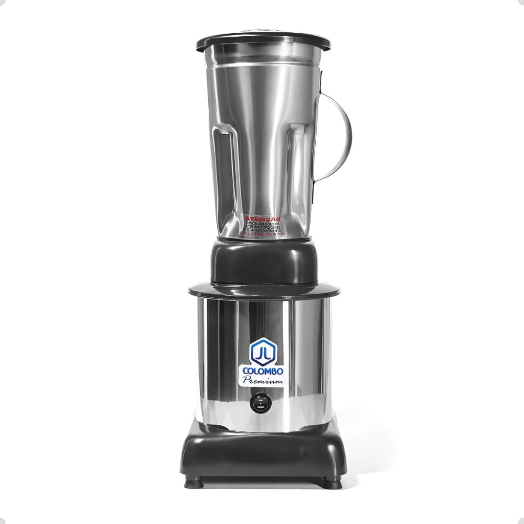 Liquidificador Industrial Potente 2 Litros Profissional JL Colombo Inox Alta Rotação 220v/110v