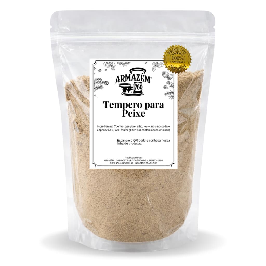 Tempero para Peixe (500g a 1Kg) - Tempero Natural Puro