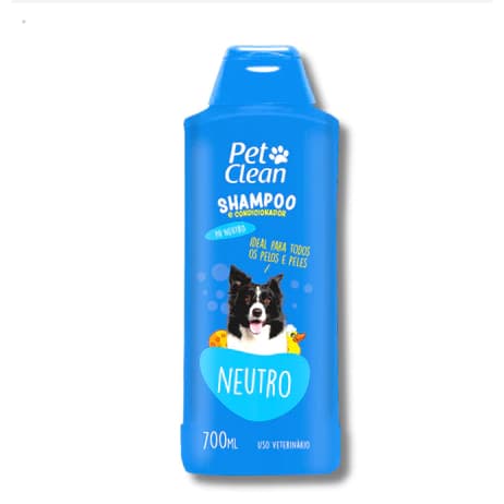 Shampoo e Condicionador Pet Shop para Cachorro  Pet Clean - 700ml