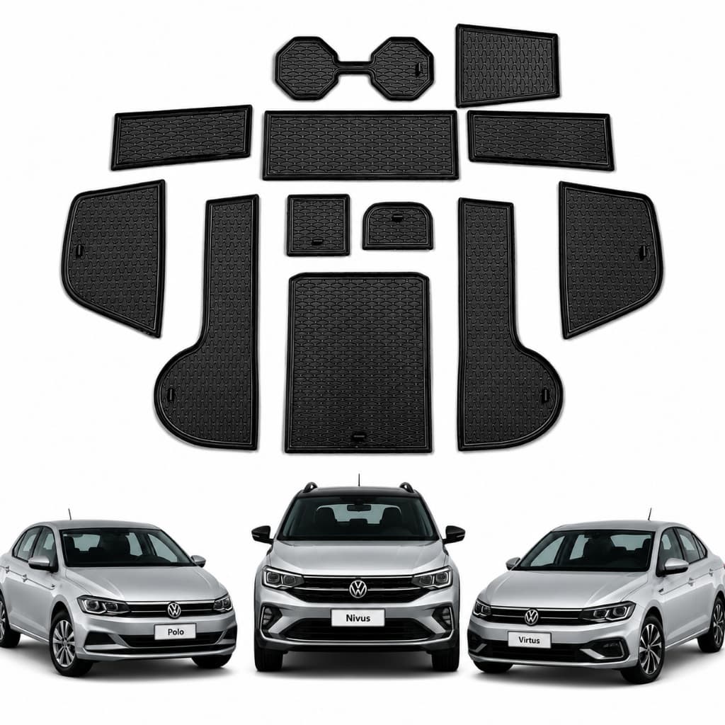 Kit Jogo Tapete Automotivo Completo Virtus Nivus Polo Mk6