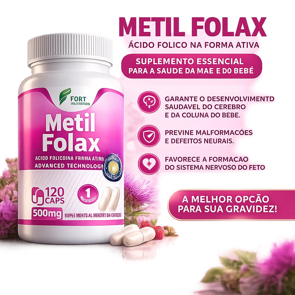 Metilfolax suplemento para gravida  Acido folico VITAMINA PARA GRAVIDA