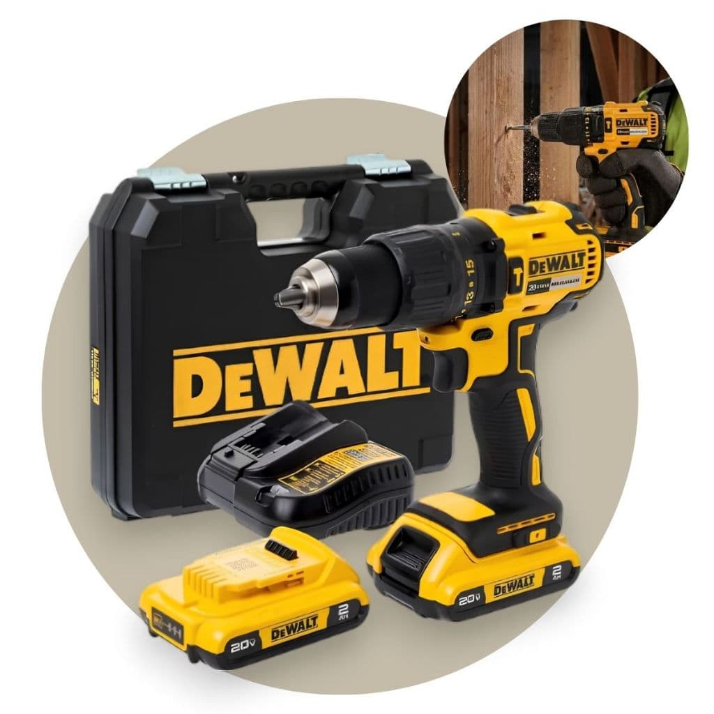 Furadeira Parafusadeira Impacto Dewalt Dcd7781d2 20v 13mm 2 Baterias 2ah, Carregador e Maleta