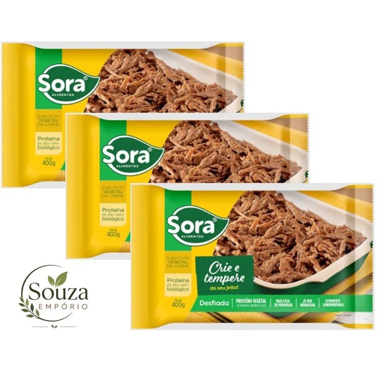Crie e Tempere - Desfiado 400g - Sora