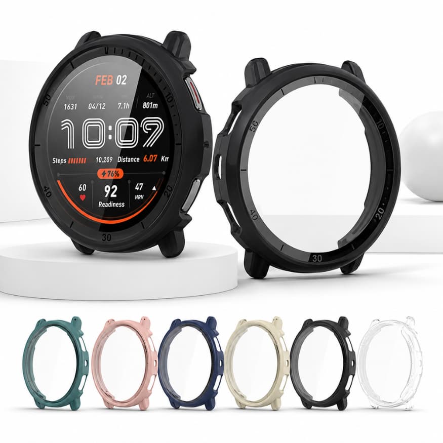 Case com Película para Amazfit Active 2 Capa Bumper