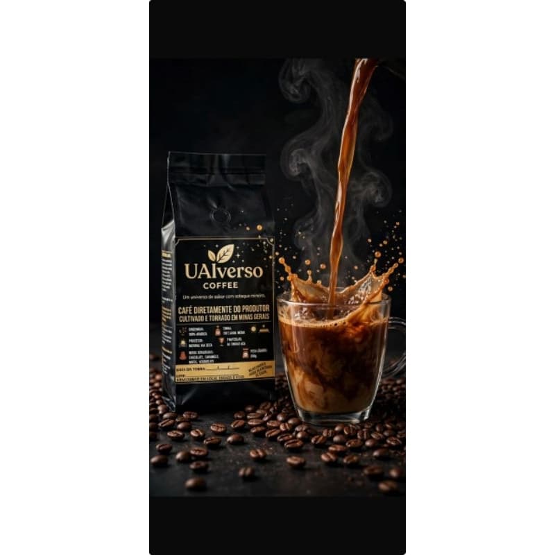 Café Especial 100% Arábica Sul de Minas 1kg UAIverso Coffee Moído ou Em Grãos Premium