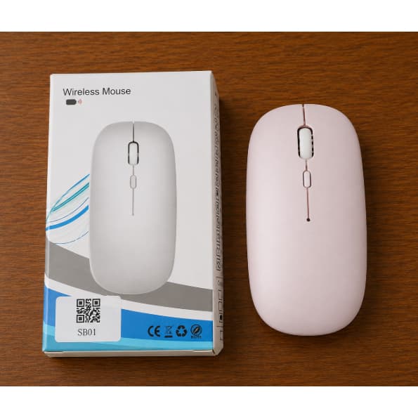 🖱️ Mouse Sem Fio – Wireless Mouse Rosa