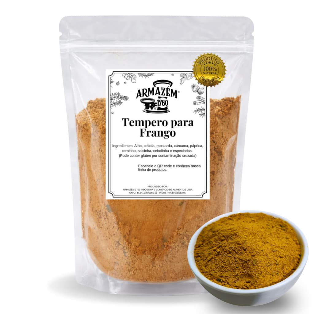 Tempero para Frango (100g a 250g) - Tempero Natural Puro