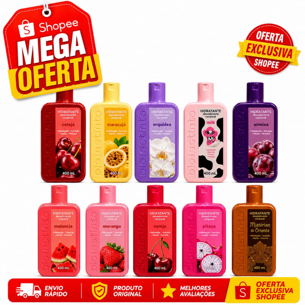 🔥 MEGA OFERTA – HIDRATANTE CORPORAL BIO INSTINTO 400ML-150G 🔥